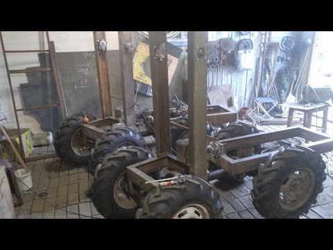 Видео: карданный вал, стойки стрелы, рамка КПП, мини погрузчики 3 и 4