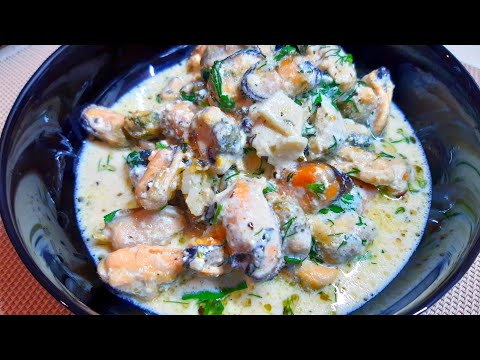 Видео: МИДИИ В СЛИВОЧНОМ СОУСЕ!!! ЭТО БЫСТРО , ВКУСНО И ПОЛЕЗНО !