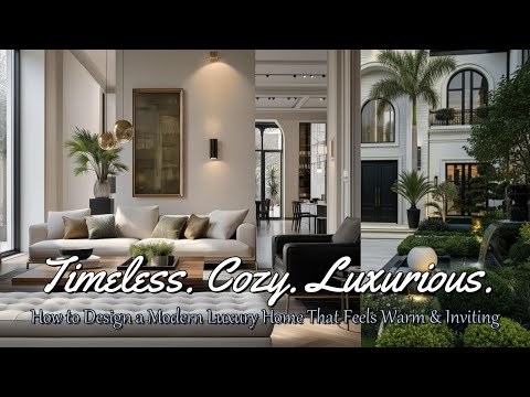 Видео: Идеи роскошного домашнего декора, которые сделают ваше пространство теплым и дорогим