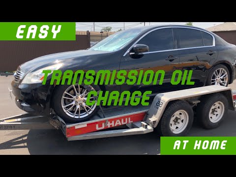 Видео: Замена масла в коробке передач INFINITI G35 + G37 + 350z (Nissan)