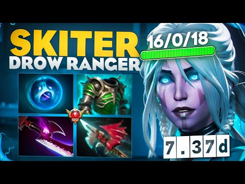 Видео: СКИТЕР НА ДРОВКЕ С НЕОБЫЧНЫМ БИЛДОМ ВЫНОСИТ КАРТУ🔥| Skiter Drow Ranger 7.37d