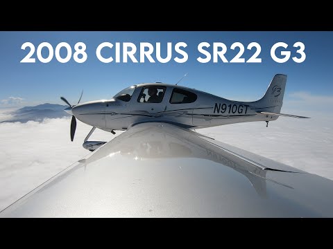 Видео: Полет Cirrus SR22 G3 2008 года