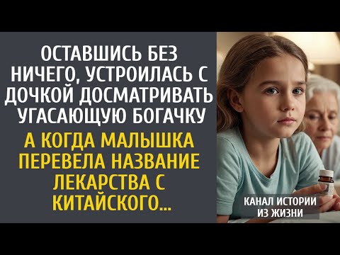 Видео: От безысходности, стала досматривать угасающую богачку… А когда дочка перевела название лекарства…