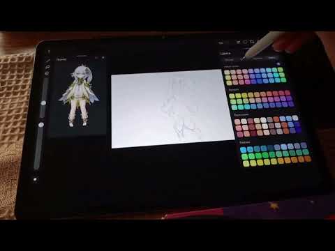 Видео: Обзор художника на планшет HUAWEI MatePad 11,5"S  PaperMatte | Speedpaint