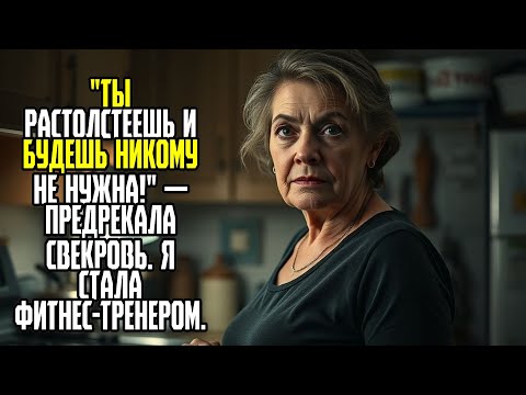 Видео: Ты растолстеешь и будешь никому не нужна! — предрекала свекровь  Я стала фитнес тренером