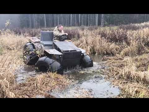 Видео: Вездеход чебуратор 4х4 с новой трансмиссией без ремней и цепей 