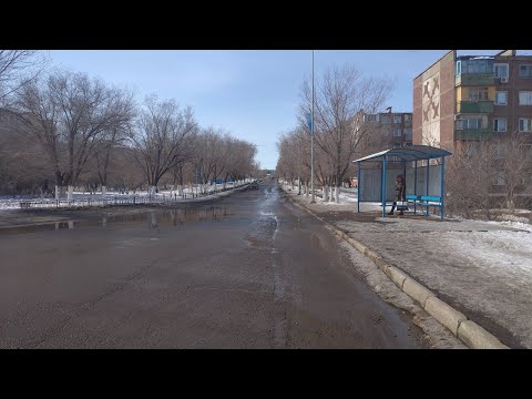Видео: 1 марта Жезказган - ВЕСНА  / Прогулка по знакомым дворам / 6-ой микрорайон