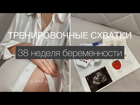 Видео: 38 неделя беременности | тренировочные схватки