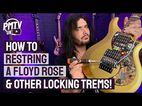 Видео: Как перетянуть струны на гитаре Floyd Rose и других гитарах с замковым тремоло! (На самом деле эт...