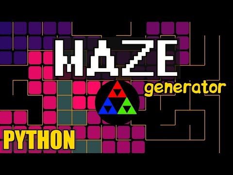 Видео: Как сделать Генератор Лабиринта на Python. Алгоритм поиска в Глубину [ Pygame ]