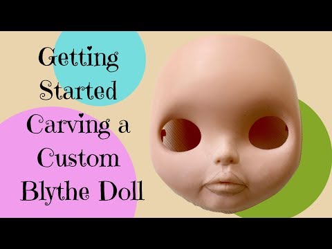 Видео: Приступаем к вырезанию губ для куклы Блайз