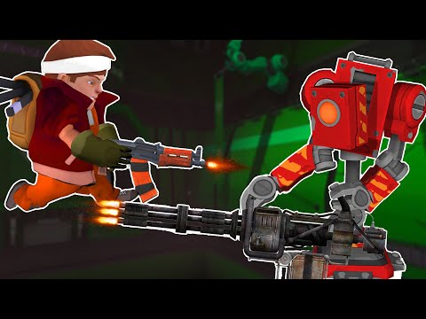 Видео: СОЗДАЛИ ТУРЕЛЬ И РАЗРУШИЛИ РАУНД! | Испытания в Scrap Mechanic