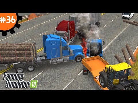 Видео: Реальная Жизнь на Ферме! Farming Simulator 18 | Fs 18. #36