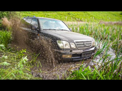 Видео: Грязевой экстремальный бездорожье - LEXUS LX против ISUZU TROOPER против DODGE RAM