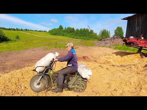 Видео: ЗАВОЖУ ОПИЛКИ НА ГАРАЖ / БЕСПЛАТНЫЙ УТЕПЛИТЕЛЬ НА ПОТОЛОК / ХОРОШИЙ ПОМОЩНИК SR-21 МОТОВЕЗДЕХОД.