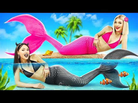 Видео: ХОРОШАЯ РУСАЛКА vs ПЛОХАЯ РУСАЛКА | Эпичны моменты с Новенькой в школе! Подводная жизнь от RATATA