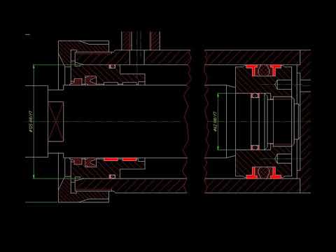 Видео: 3 6 4 Проектирование машин Сборочный чертеж гидроцилиндра