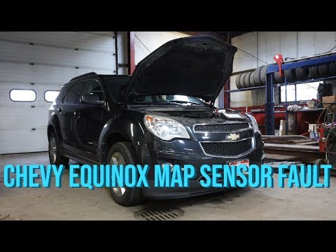 Видео: Неисправный датчик абсолютного давления (MAP)? P0107 на Chevrolet Equinox