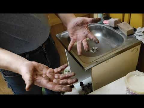 Видео: Тест пасты для мытья рук.