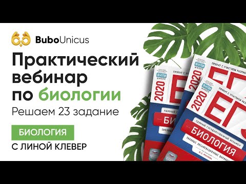 Видео: Практический вебинар по биологии | БИОЛОГИЯ ЕГЭ | Лина Клевер