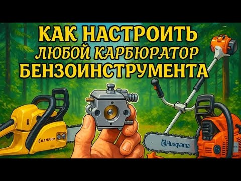 Видео: Настройка карбюраторов на примере stihl fs38