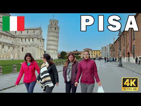 Видео: Виртуальный тур в Пизе, Италия: потрясающая прогулка в формате 4K вокруг Пизанской башни