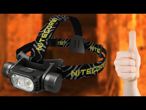 Видео: Nitecore HC 68 Налобный фонарь высокой мощности с ближним и дальним светом