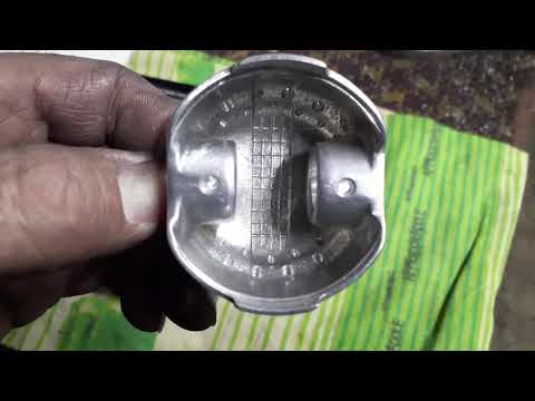 Видео: Доработка поршня на китайский скутер.