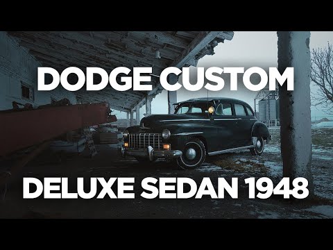 Видео: Мини-обзор Dodge Custom Deluxe Sedan 1948