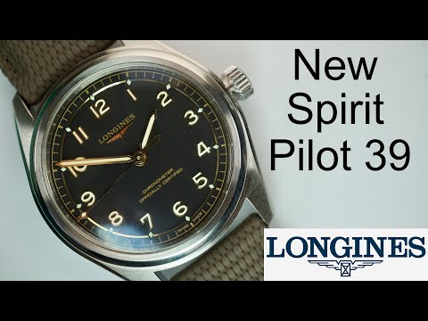 Видео: Новые часы Longines Spirit Pilot 39