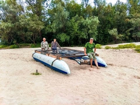 Видео: Сплав на плоту р. Хопер 2018 г. День второй.