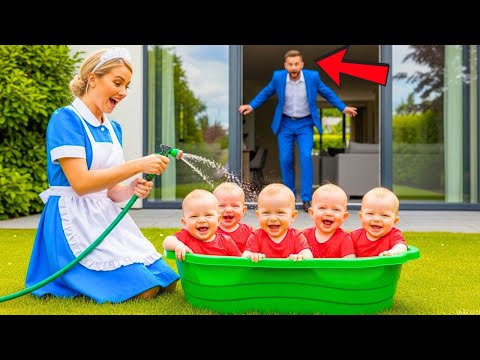 Видео: НИ ОДНА НЯНЯ НЕ СПРАВЛЯЛАСЬ С 5 ПЯТЕРНЯШКАМИ МИЛЛИОНЕРА - НО НОВАЯ СЛУЖАНКА УДИВИЛА!