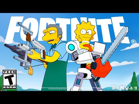Видео: Наше ПЕРВОЕ ОБНОВЛЕНИЕ Fortnite SIMPSONS!