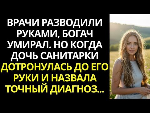Видео: Врачи были бессильны, богач умирал. Но дочь санитарки коснулась его руки и назвала «папа»…