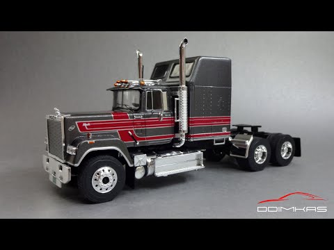 Видео: Mack Superliner Magnum 1985 | IXO Models | Седельный тягач | Масштабные модели грузовых автомобилей