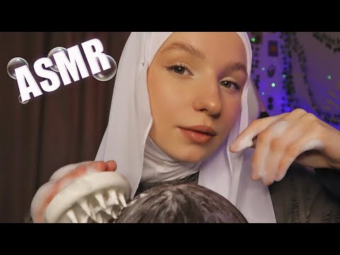 Видео: АСМР МАССАЖ ГОЛОВЫ и СПА-УХОД