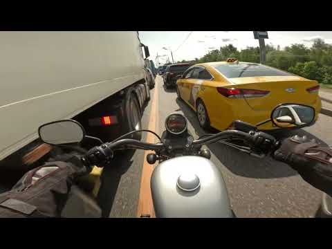 Видео: Вдоль набережной на Harley Davidson Sportster 1200 Часть 7
