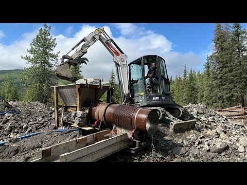Видео: Добыча золота продолжается. Найдём ли мы золото после разлива ручья?