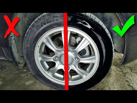 Видео: Секрет чернения шин от перекупов