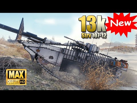 Видео: Новый Strv 107-12: Отличный новый снайпер 11-го уровня - World of Tanks