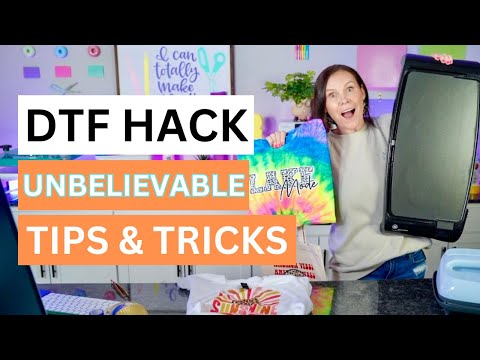 Видео: DTF Hack: невероятные советы по сублимации, которые «взорвут ваш мозг!»