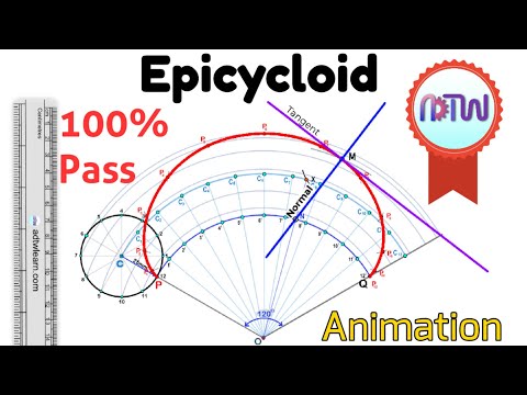 Видео: Как нарисовать эпициклоиду на уроке инженерной графики.