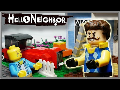 Видео: LEGO Мультфильм Привет, Сосед / Hello Neighbor Stop Motion, Animation
