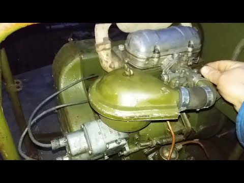 Видео: Генератор армейский 6 квт на газу ГБО. уд 25 An army generator of 6 kilowatts operates on gas