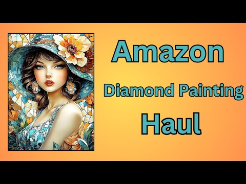 Видео: Алмазная живопись Amazon Haul - Алмазное искусство - Бюджетные поделки - Утро с Тидой