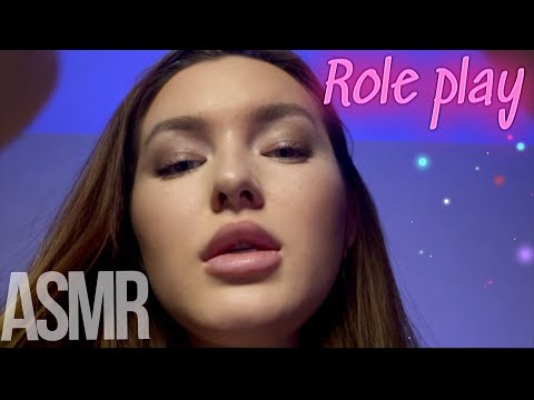 Видео: АСМР Наращивание ресниц Ролевая игра ASMR Sleepy eyelash extensions Role play