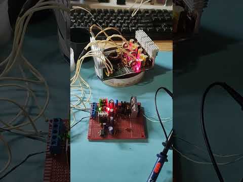 Видео: драйвер IGBT V14.C тест вых. каскада..