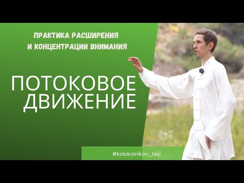 Видео: Концентрация и расширение внимания. Потоковое движение Тайцзи