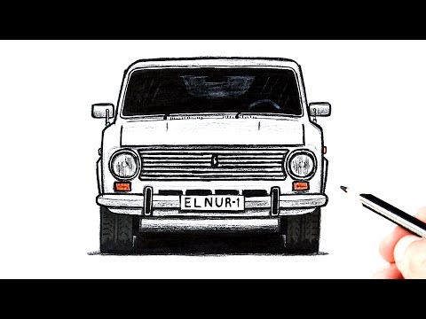 Видео: Как нарисовать Ваз 2101 | Ehedov Elnur