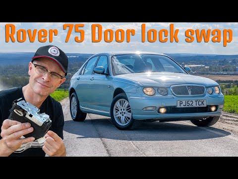 Видео: Ремонт дверного замка Rover 75, переключателя указателей поворотов и замена рулевого колеса (снов...
